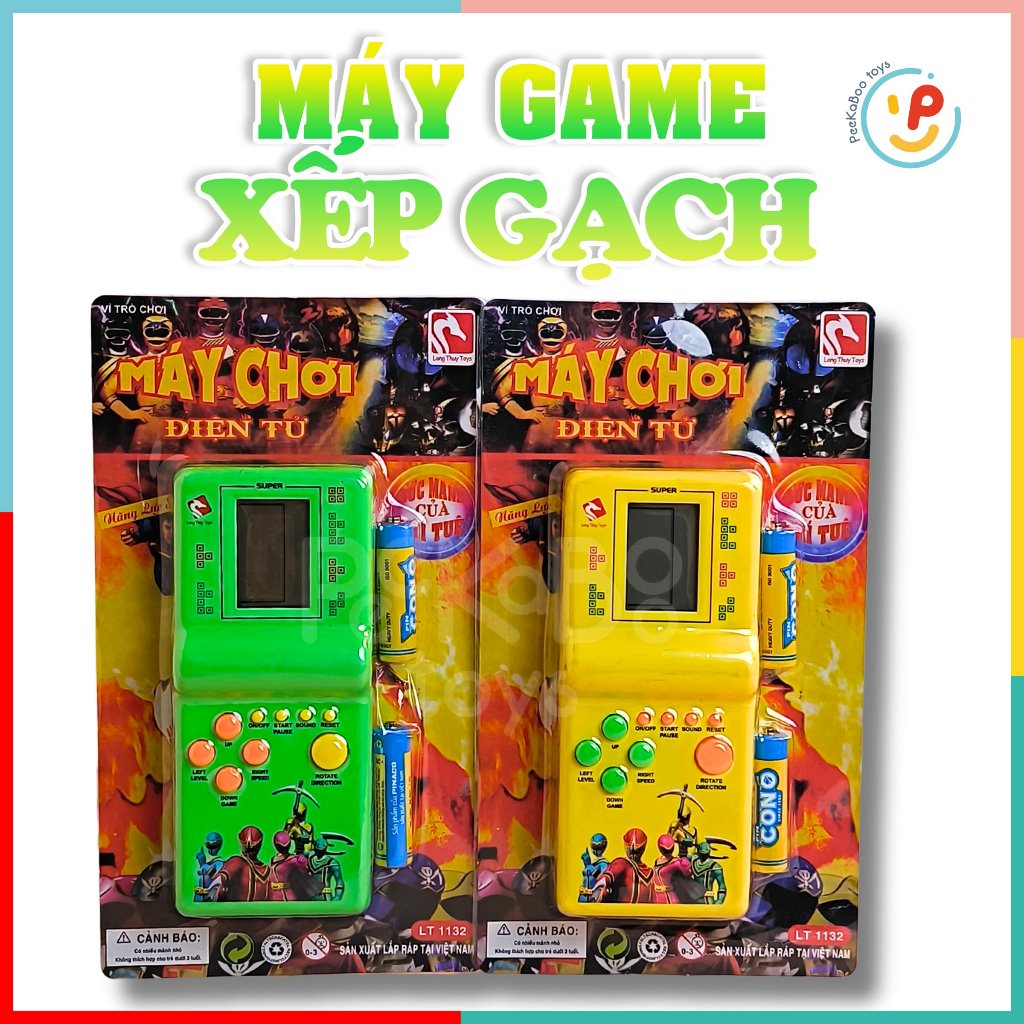 Máy Chơi Game Điện Tử Xếp Gạch Tuổi Thơ - Giao mẫu ngẫu nhiên PeeKaPaw Toys