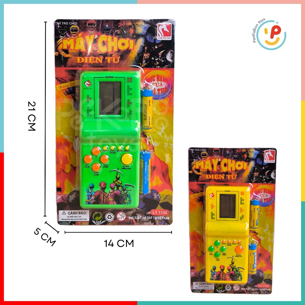 Máy Chơi Game Điện Tử Xếp Gạch Tuổi Thơ - Giao mẫu ngẫu nhiên PeeKaPaw Toys