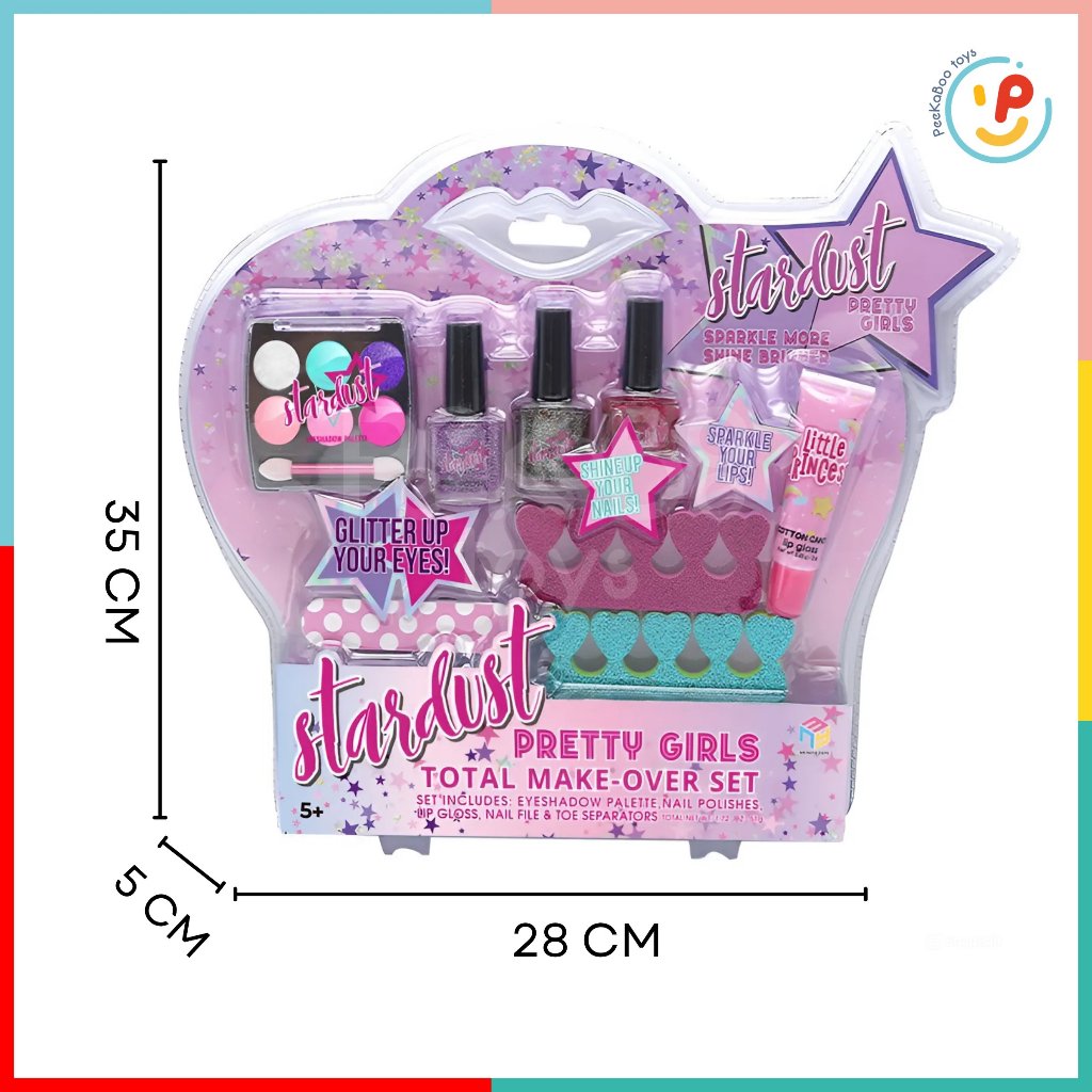 Vỉ Đồ Chơi Làm Đẹp Sơn Móng Tay - Trang Điểm Cho Bé Gái 90019 Peekabootoys