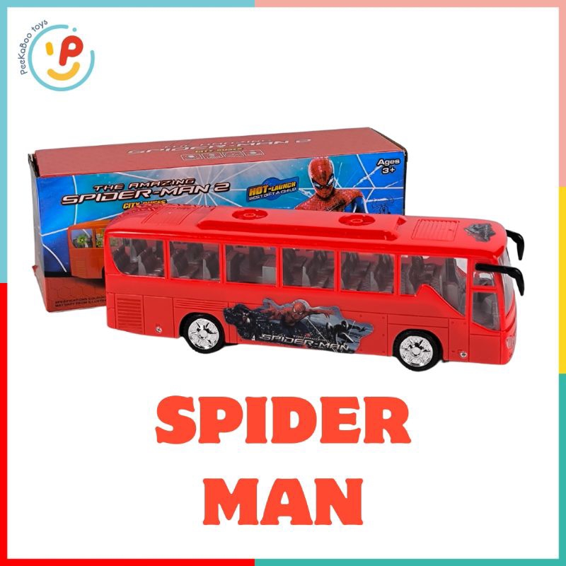 Đồ chơi xe buýt dùng pin có âm thanh và đèn 3858A-2 PeeKaPaw Toys