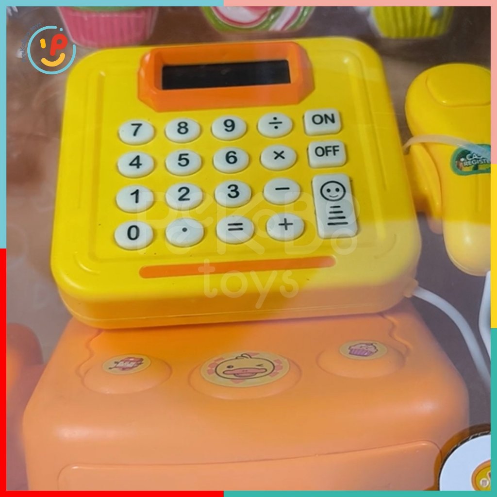 Đồ Chơi Máy Tính Tiền Siêu Thị Cho Bé Hình Vịt Vàng – Đồ Chơi Giúp Bé Học Tính Toán