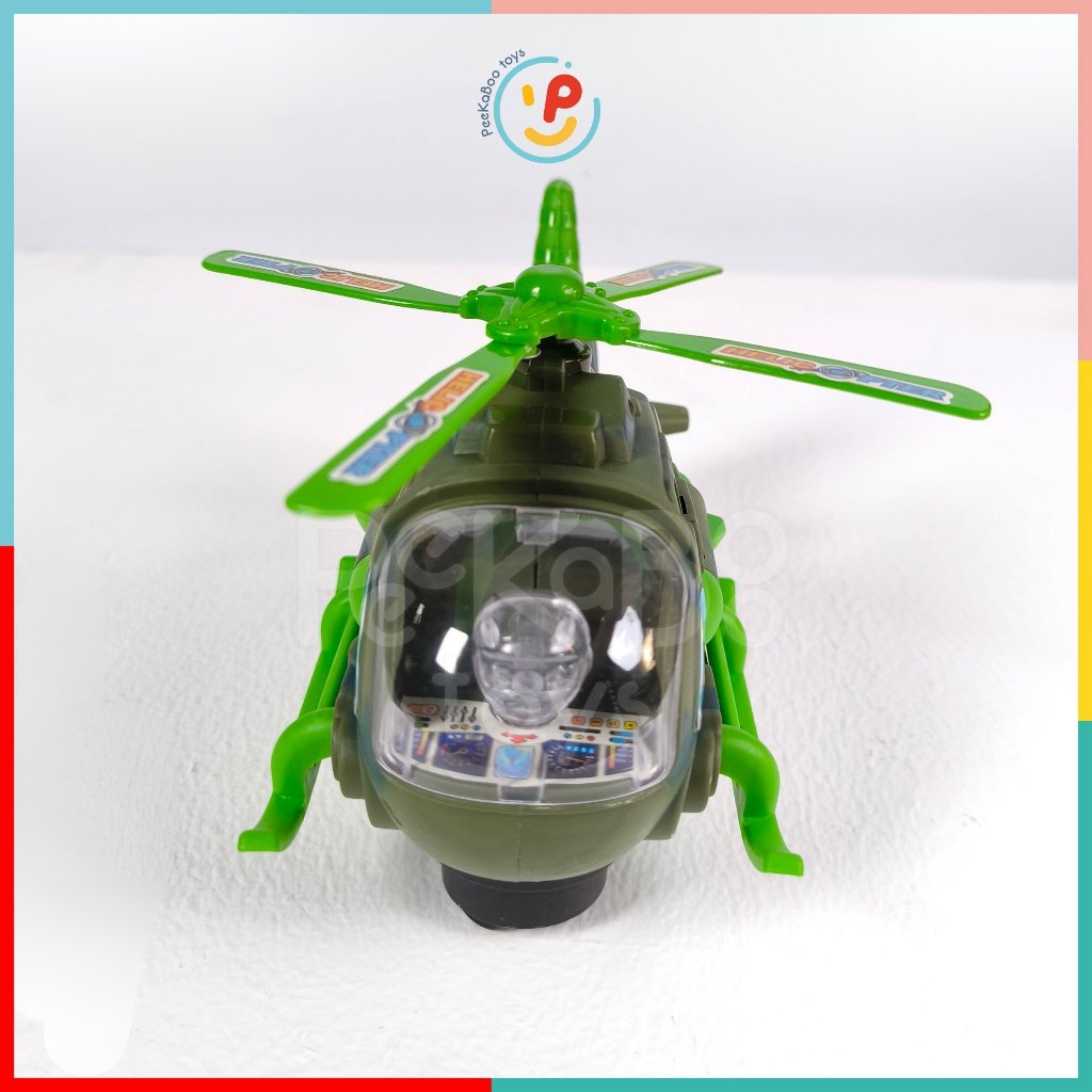 Đồ Chơi Máy Bay Trực Thăng Chạy Pin Có Đèn Armed Helicopter - Đồ  Chơi Phương Tiện Quân Đội 6313 Peekabootoys
