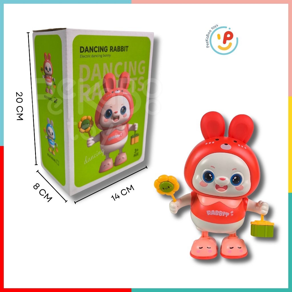 Chú Thỏ Nhảy Múa Vui Nhộn - Đồ Chơi Âm Nhạc Tuyệt Vời Cho Bé 735-661 peekabootoys