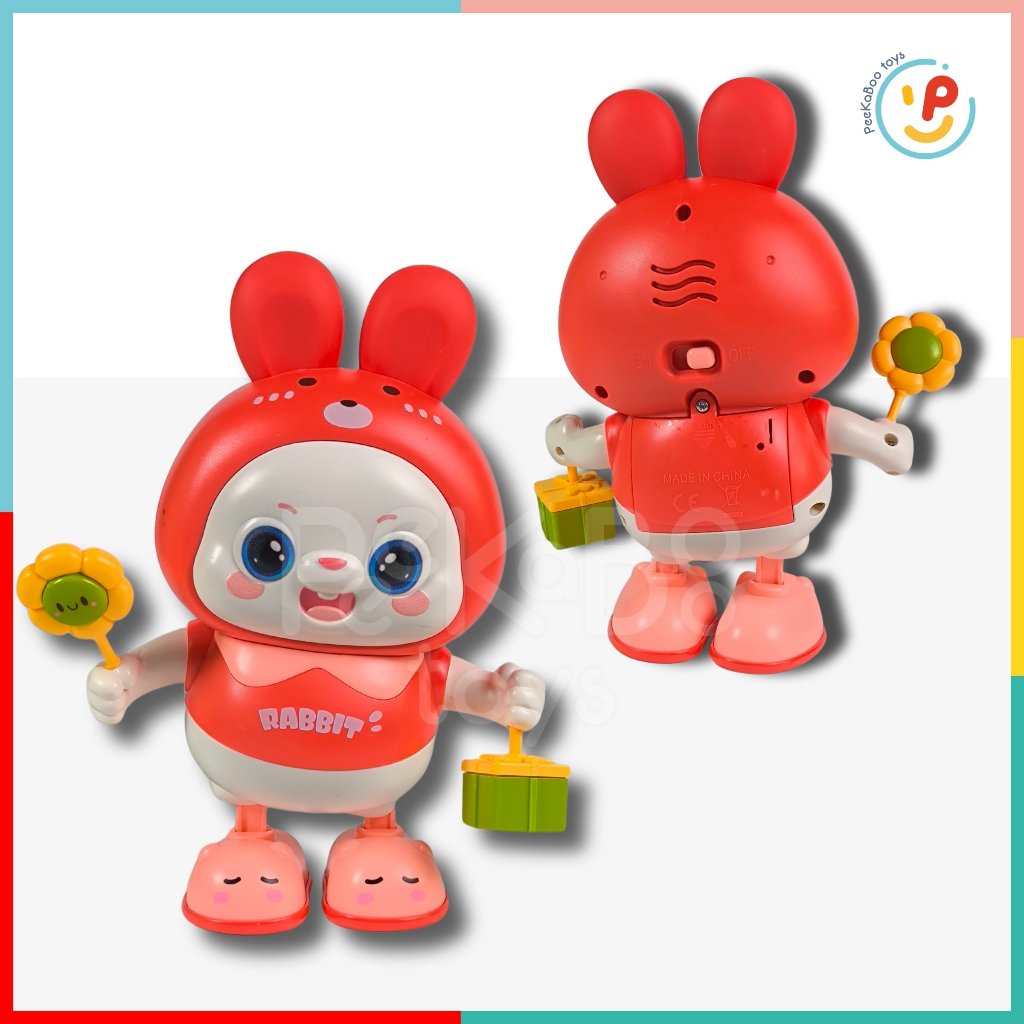 Chú Thỏ Nhảy Múa Vui Nhộn - Đồ Chơi Âm Nhạc Tuyệt Vời Cho Bé 735-661 peekabootoys
