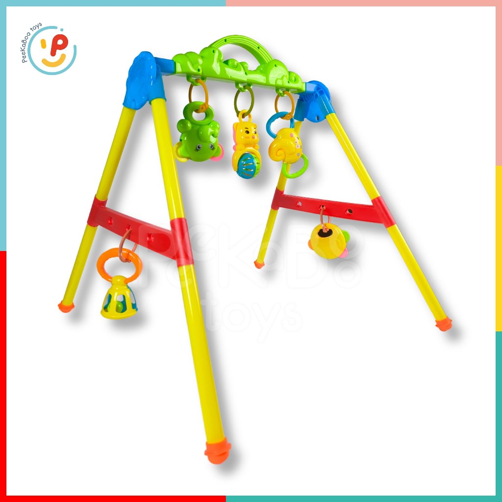Kệ treo đồ chơi trẻ sơ sinh Chữ A Vui Nhộn Bé Tập Đi 402 PeeKaPaw Toys