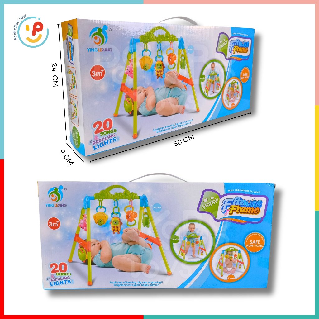 Kệ treo đồ chơi trẻ sơ sinh Chữ A Vui Nhộn Bé Tập Đi 402 PeeKaPaw Toys