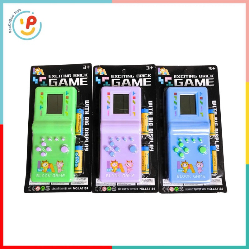 Máy Chơi Game Điện Tử Xếp Gạch Tuổi Thơ - Giao mẫu ngẫu nhiên PeeKaPaw Toys