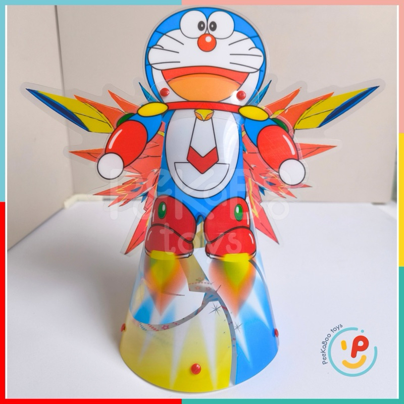 (Sẵn pin) Lồng đèn trung thu ống cánh có nhạc và đèn nhiều mẫu ngẫu nhiên giấy bóng kiếng peekabootoys