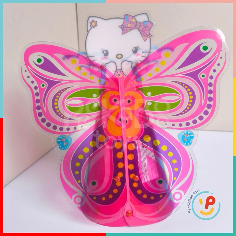 (Sẵn pin) Lồng đèn trung thu ống cánh có nhạc và đèn nhiều mẫu ngẫu nhiên giấy bóng kiếng peekabootoys