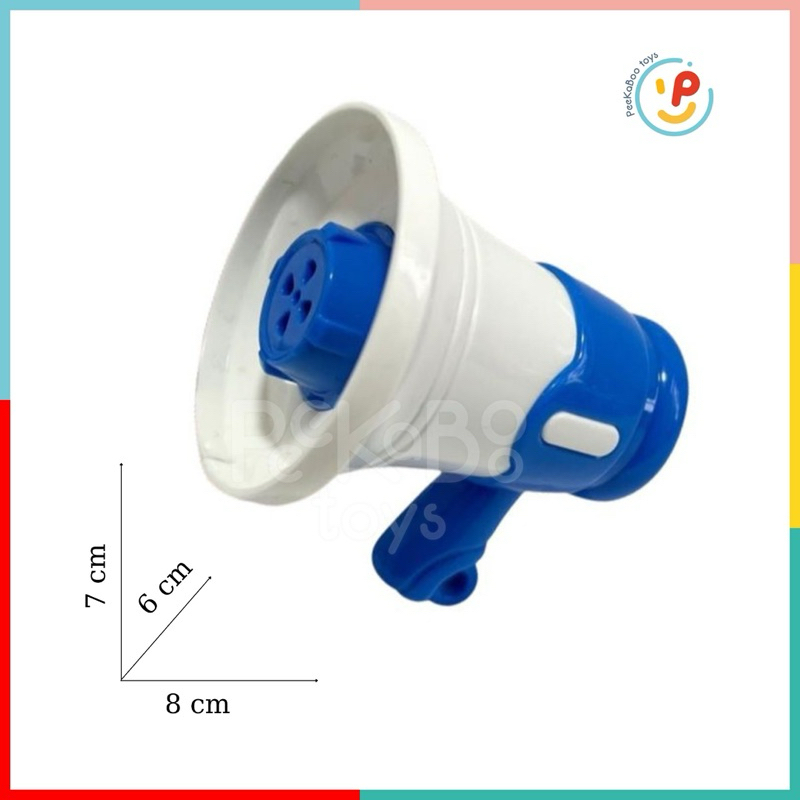 Đồ chơi Loa mini móc khoá có thể phát nhạc thu âm phát lại megaphone PeeKaPaw