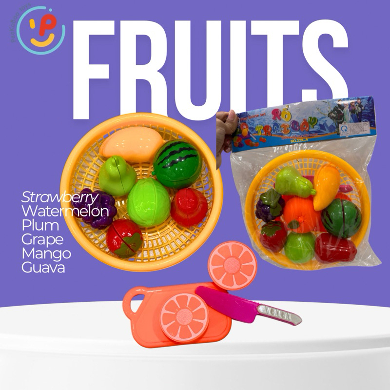 Đồ chơi cắt hoa quả rau củ trái cây cho bé tập nấu ăn đồ chơi trẻ em PeeKaPaw Toys