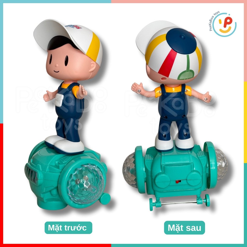 Đồ chơi bé trai đứng ván cân bằng có nhạc đèn 578-8 PeeKaPaw Toys