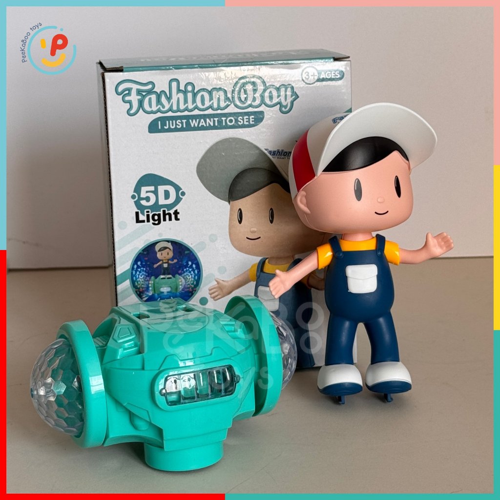 Đồ chơi bé trai đứng ván cân bằng có nhạc đèn 578-8 PeeKaPaw Toys