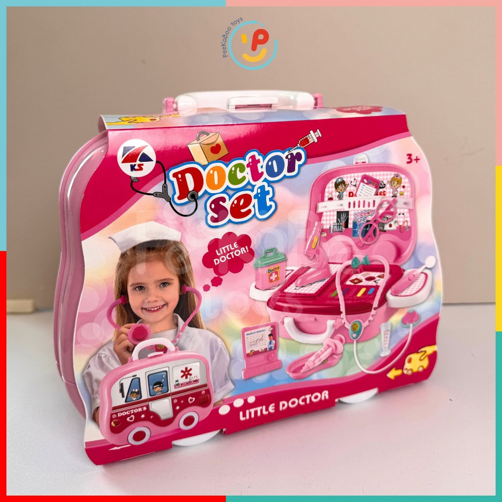 VALI DỤNG CỤ BÁC SĨ KHÁM BỆNH CÓ  BÁNH XE 889-97 PeeKaPaw