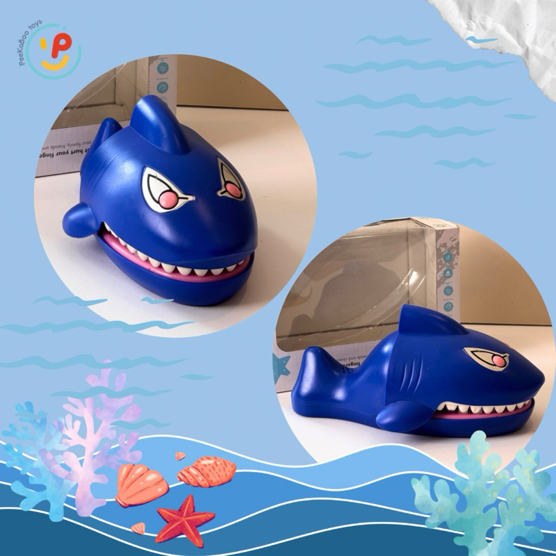 Đồ Chơi Cá Mập Bấm Răng Vui Nhộn Có Đèn & Nhạc PeeKaPaw