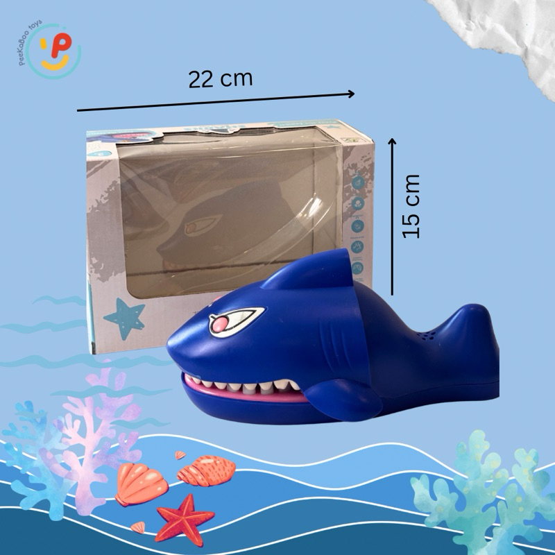 Đồ Chơi Cá Mập Bấm Răng Vui Nhộn Có Đèn & Nhạc PeeKaPaw