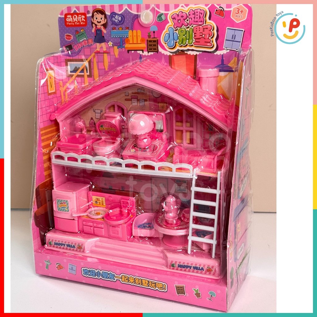 VỈ PHÒNG NGỦ VÀ PHỤ KIỆN NHÀ BÚP BÊ 1368-90 PeeKaPaw
