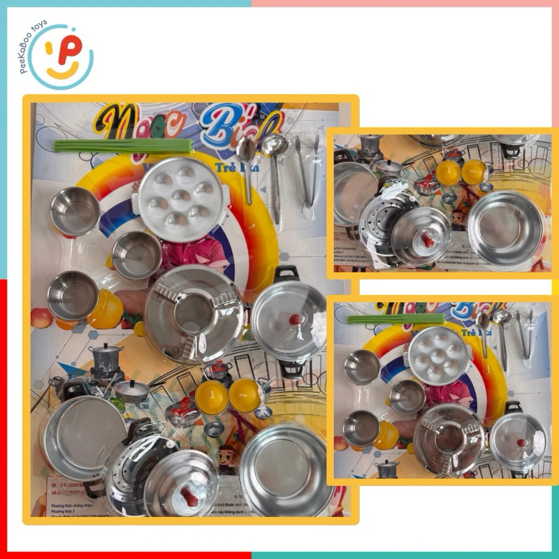 Đồ chơi Vỉ bếp NHÔM dùng nến khuôn bánh khọt hàng Việt Nam
