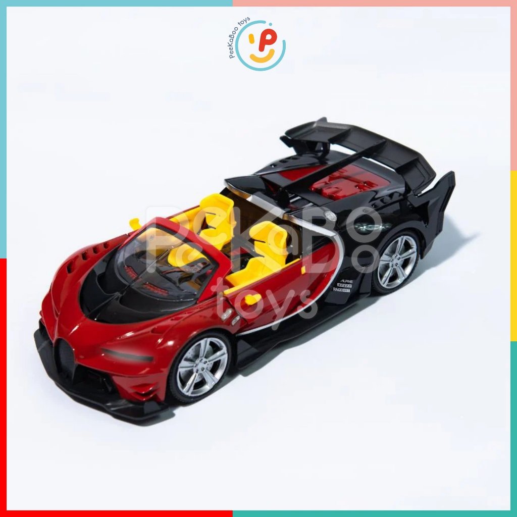 Đồ chơi xe thể thao mở 2 cửa đuôi xe điều khiển từ xa 8901 - Peekaboo Toys