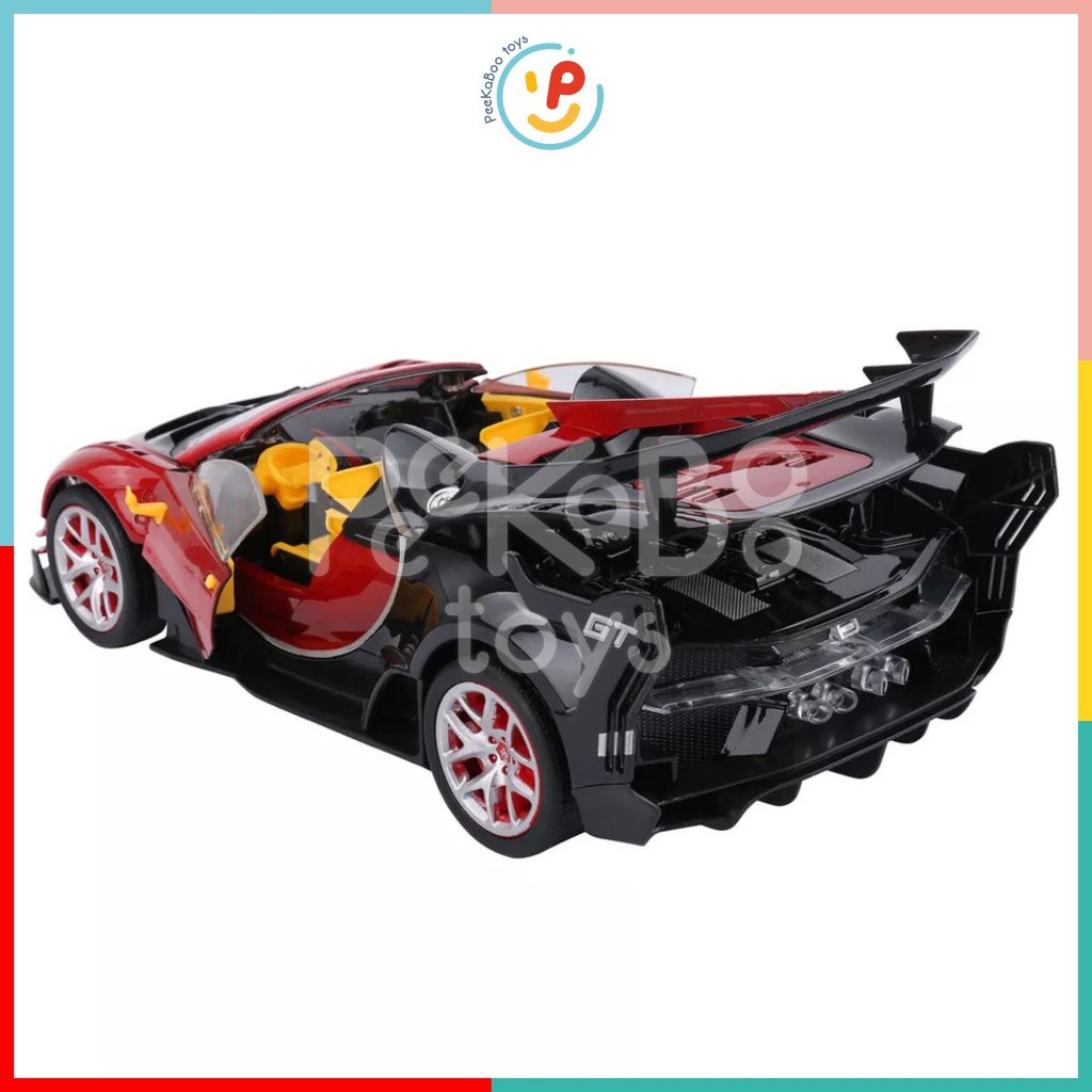 Đồ chơi xe thể thao mở 2 cửa đuôi xe điều khiển từ xa 8901 - Peekaboo Toys