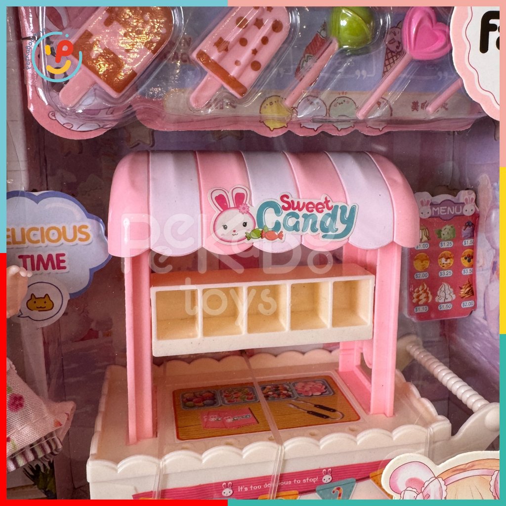 Búp bê Dreamy xe kem 6635 đồ chơi cho bé Peekapaw Toys