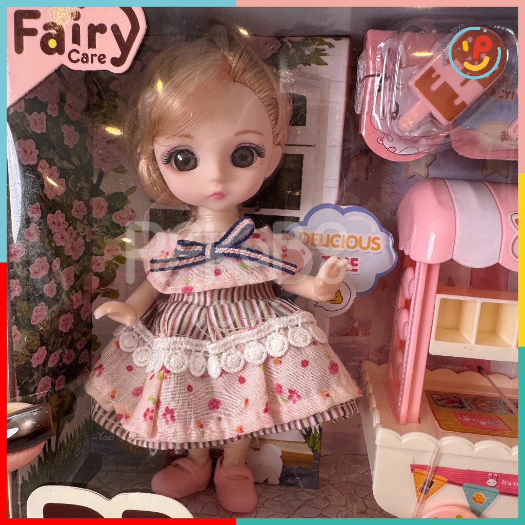 Búp bê Dreamy xe kem 6635 đồ chơi cho bé Peekapaw Toys