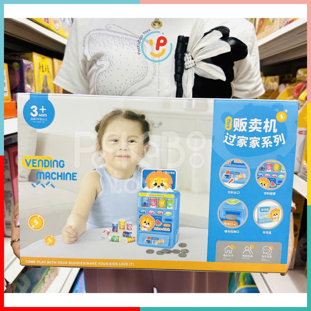Đồ Chơi Máy Bán Hàng Nước Ngọt Tự Động 3810 PeeKaPaw