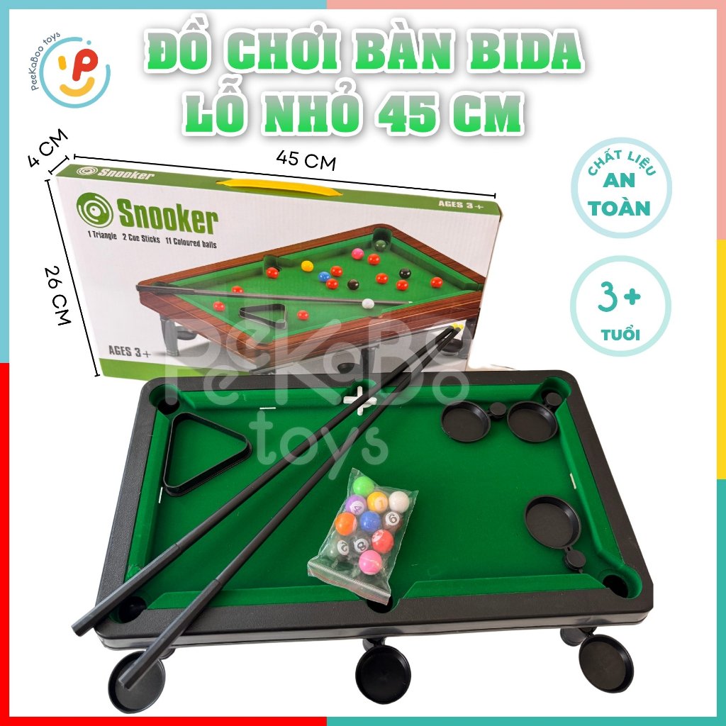 Đồ chơi bàn Bida lỗ nhỏ 45 cm 2011 PeeKaPaw Toys
