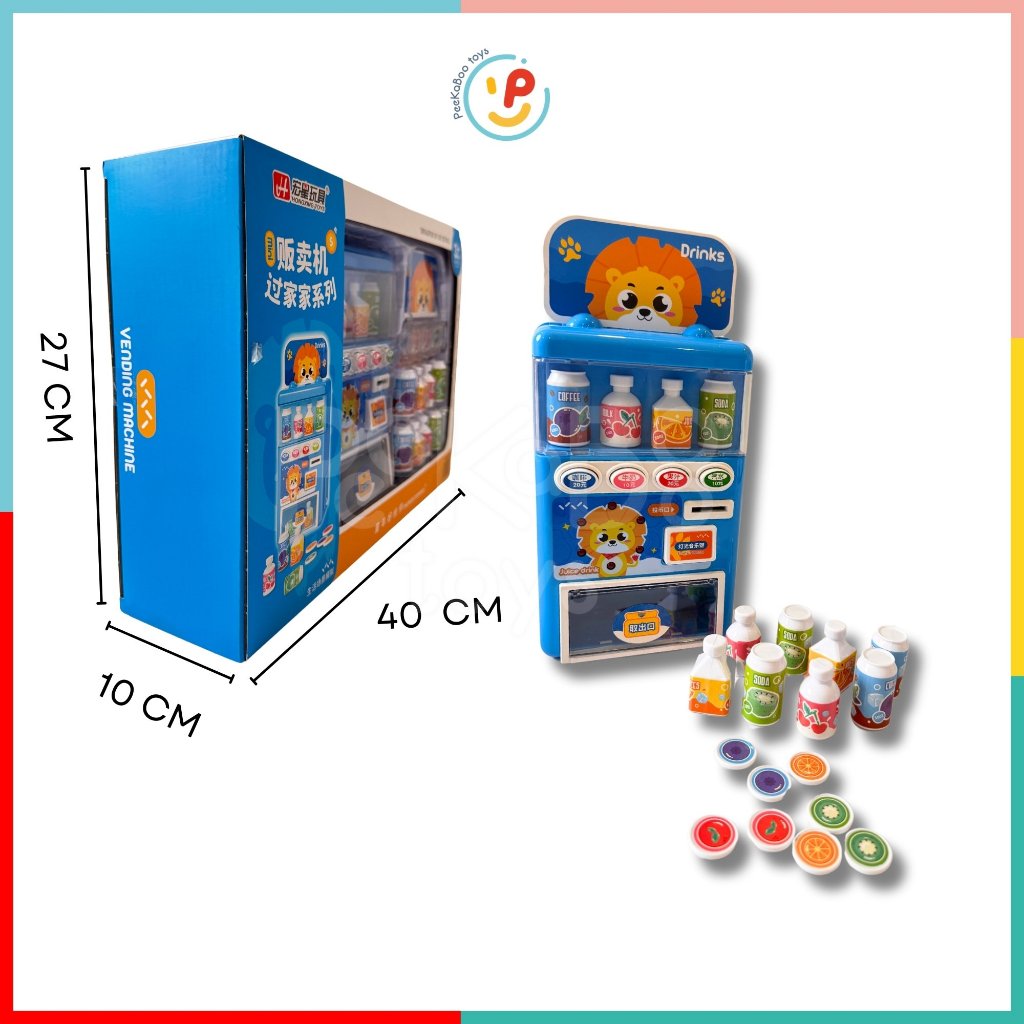 Đồ Chơi Máy Bán Nước Tự Động Có Đèn Nhạc Dùng Xu 3812 PeeKaPaw Toys