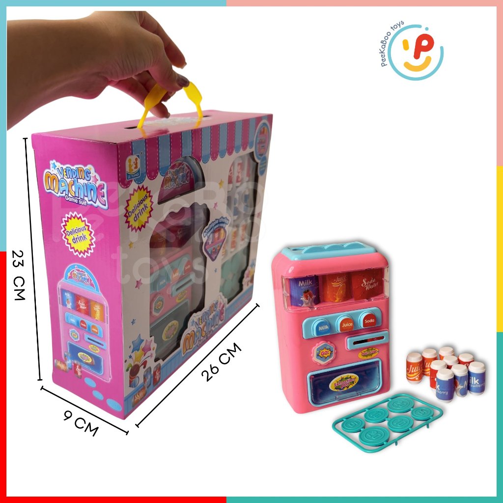 Đồ Chơi Máy Bán Hàng Tự Động Nước Ngọt Mini Có Xu 2019 PeeKaPaw Toys
