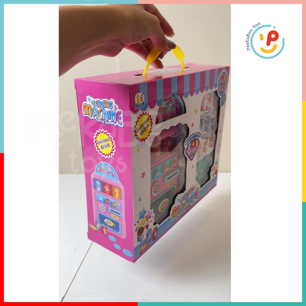 Đồ Chơi Máy Bán Hàng Tự Động Nước Ngọt Mini Có Xu 2019 PeeKaPaw Toys