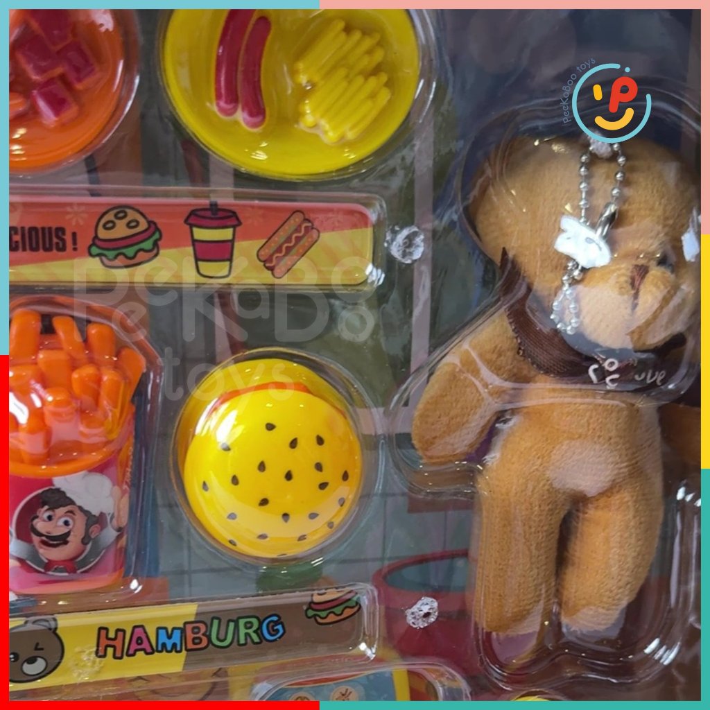 Đồ Chơi Mô Phỏng Siêu Thị Thức Ăn Nhanh 626-139 Máy Chiên, Máy Nước Ngọt PeeKaPaw Toys