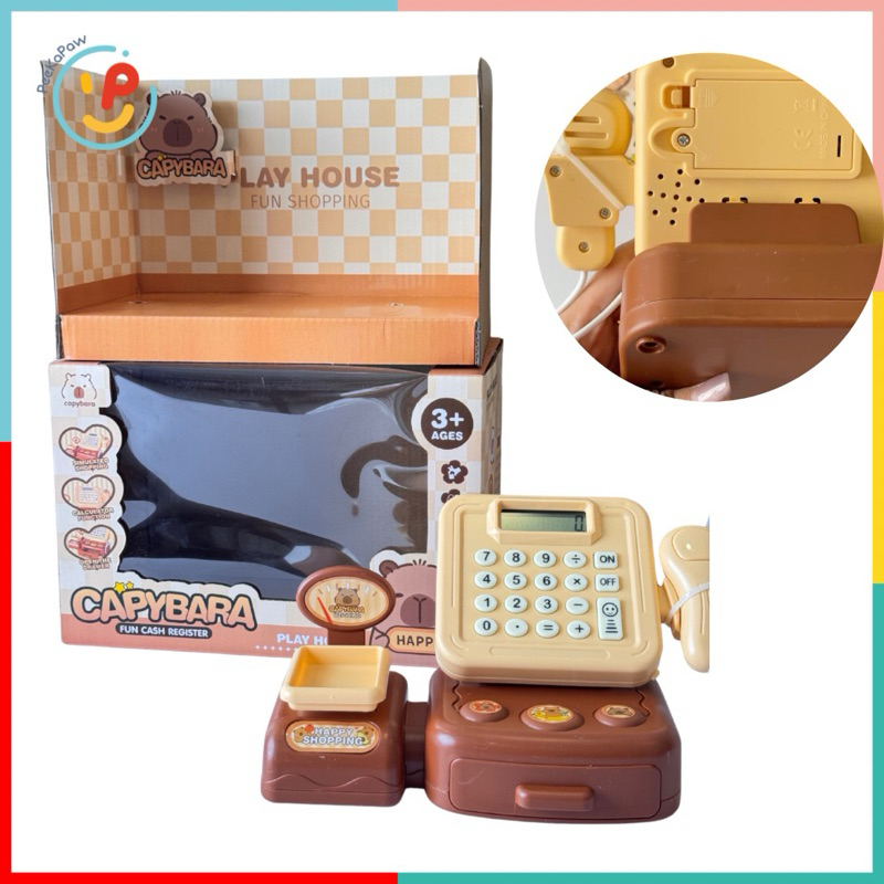 Đồ Chơi Máy Tính Siêu Thị Capybara Cho Bé Có Âm Thanh 1111-170 Peekapaw Toys
