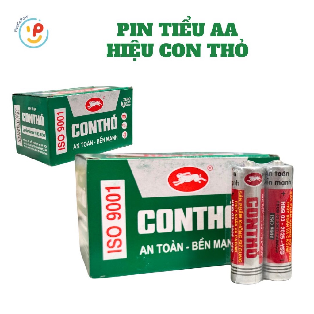 Pin Con Thỏ pin tiểu AA pin đũa AAA hàng VN PeeKaPaw Toys