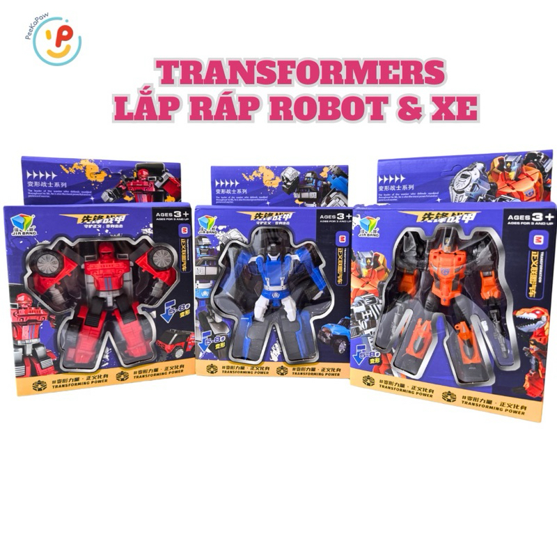 Đồ Chơi Robot Biến Hình Thành Xe Transformers 788-75 PeeKaPaw Toys