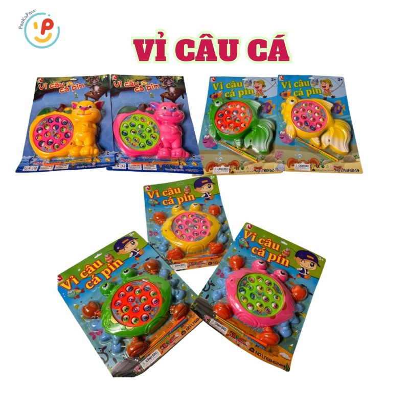Đồ chơi tuổi thơ Vỉ Câu Cá và Đập Cá PeeKaPaw Toys