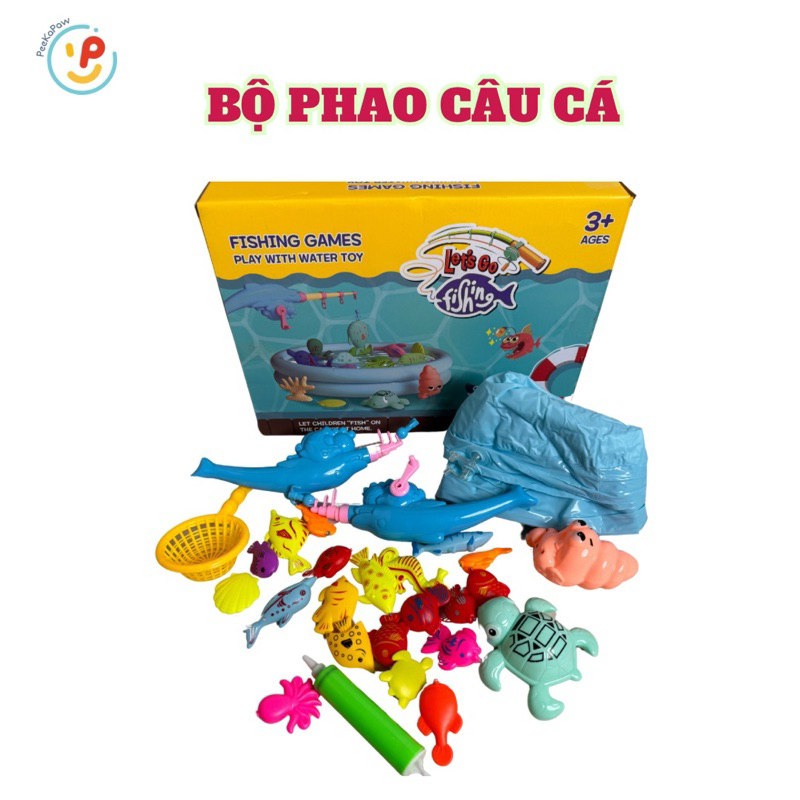 Đồ chơi phao bơi hồ câu cá mini cho bé 1150 Peekapaw Toys