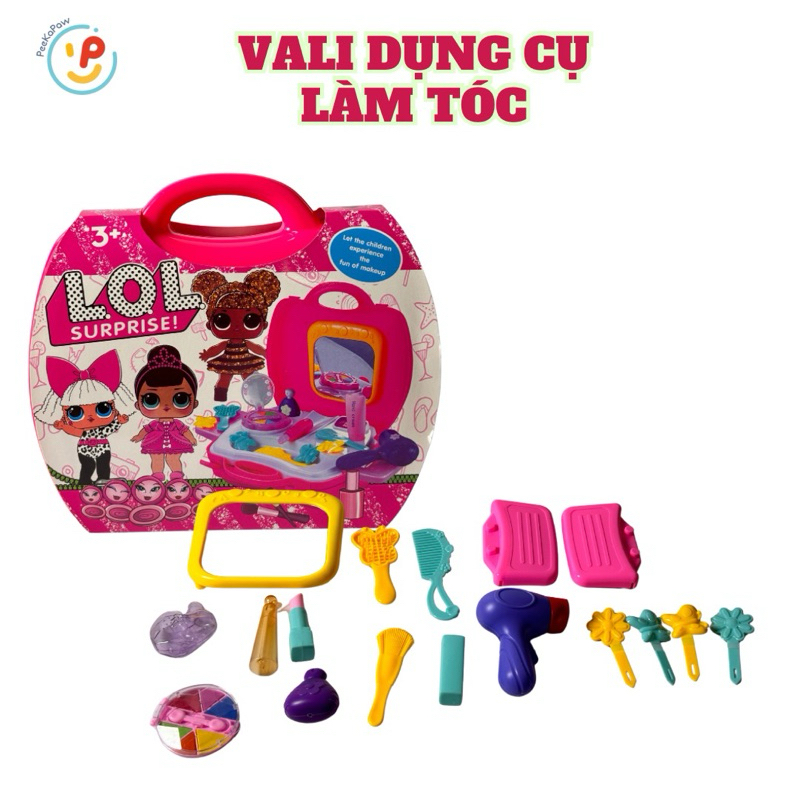 Đồ chơi vali trang điểm make up làm đẹp cho bé LOL 836 PeeKaPaw Toys