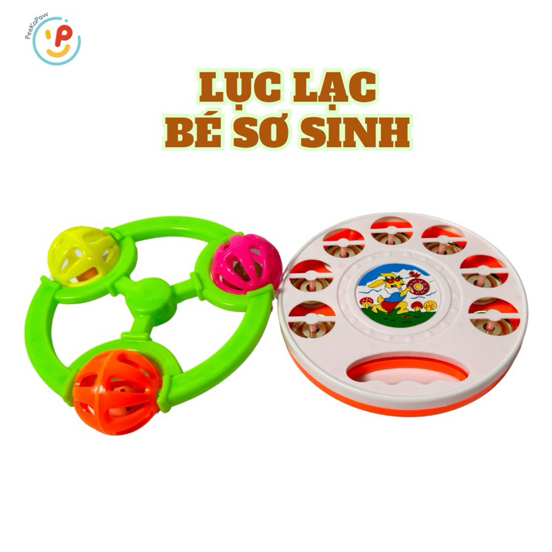 Lục lạc cho bé sơ sinh chập cheng châu đồ chơi trẻ em PeeKaPaw