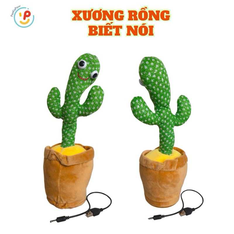 Xương rồng nhảy múa biết nói thu âm giọng nói phát lại PeeKaPaw Toys