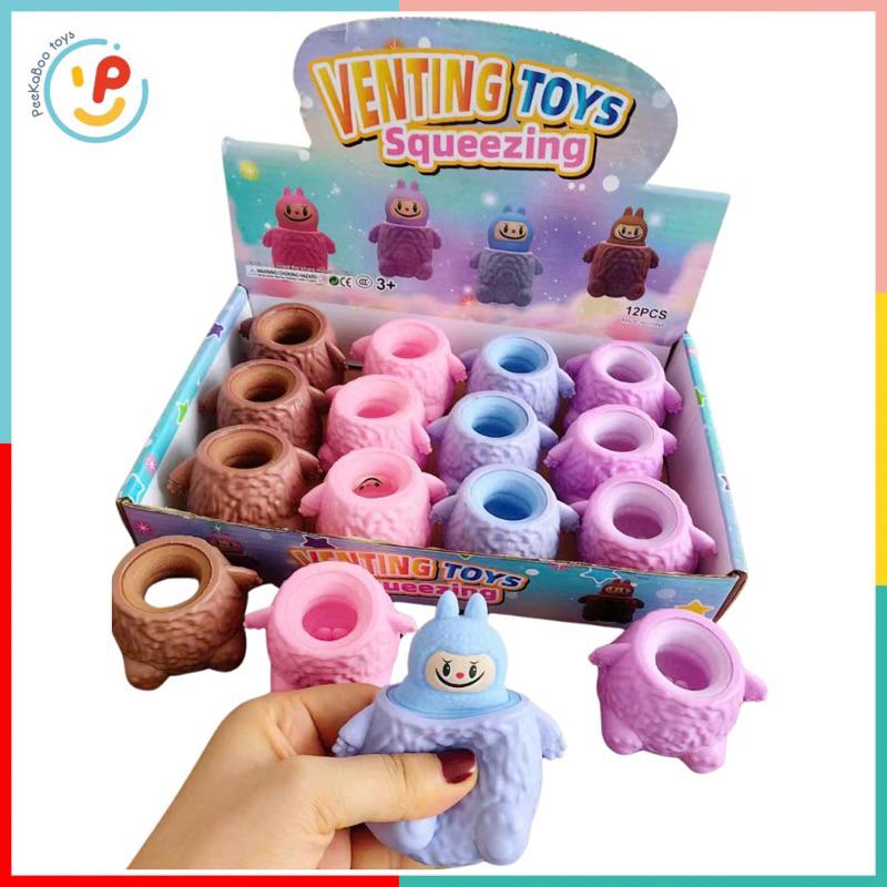 Đồ chơi thú bóp xả stress nhựa dẻo squishy mochi nhiều màu dễ thương PeeKaPaw Toys
