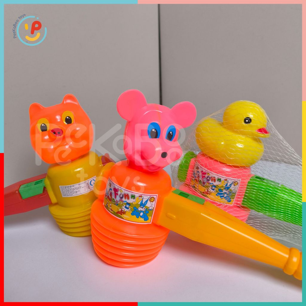 Đồ chơi búa nhựa peekabootoys cho bé nhiều hình động vật có màu dễ thương-giao ngẫu nhiên-9817