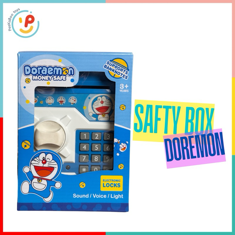 Đồ chơi Peekaboo két sắt mini nhựa cho bé dùng pin có mã số nhiều mẫu