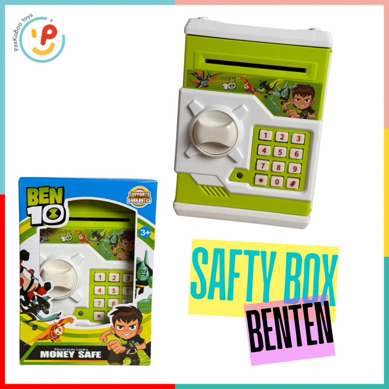 Đồ chơi Peekaboo két sắt mini nhựa cho bé dùng pin có mã số nhiều mẫu