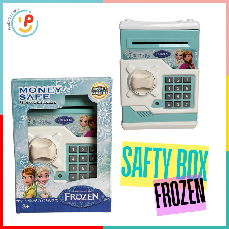 Đồ chơi Peekaboo két sắt mini nhựa cho bé dùng pin có mã số nhiều mẫu