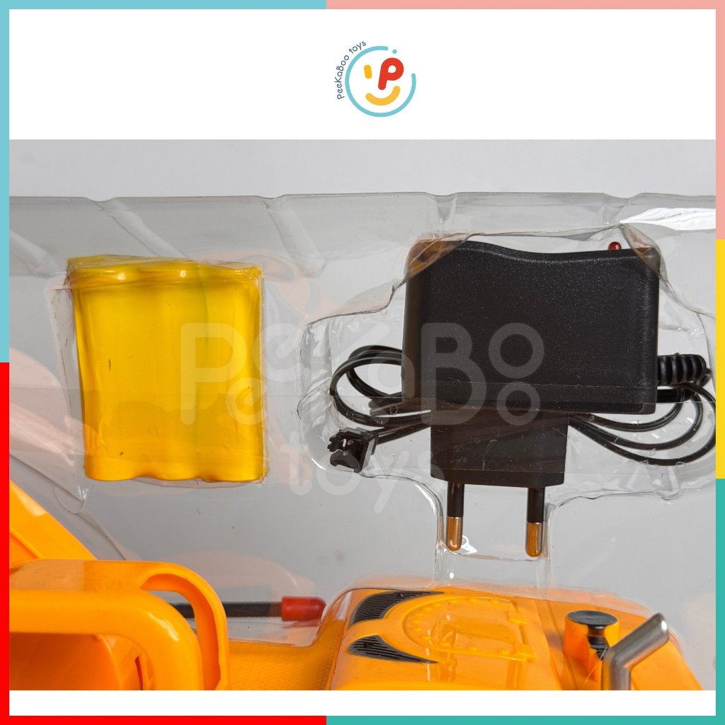 Đồ chơi xe công trình xe cẩu điều khiển từ xa pin sạc 1011 PeeKaPaw