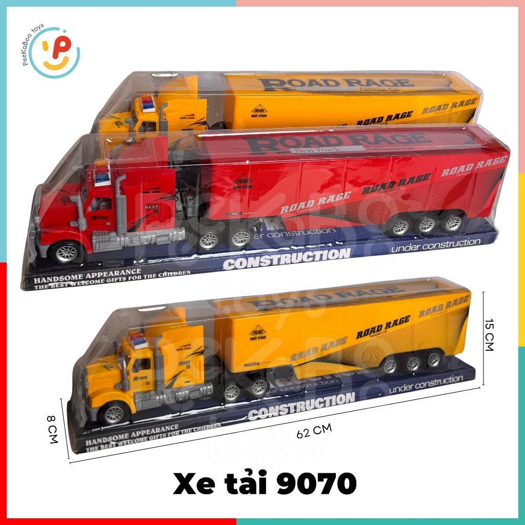 Đồ chơi mô hình xe tải lớn nhiều mẫu PeeKaPaw Toys