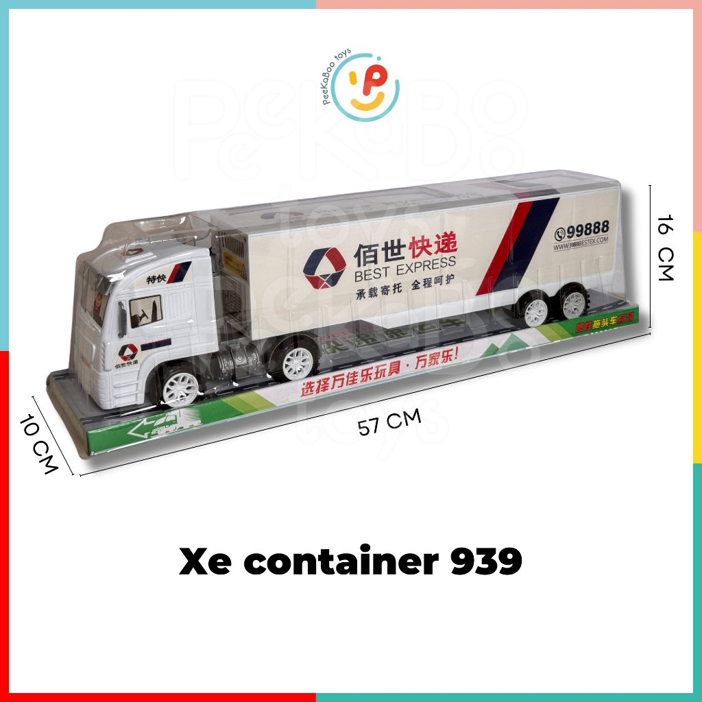 Đồ chơi mô hình xe tải lớn nhiều mẫu PeeKaPaw Toys