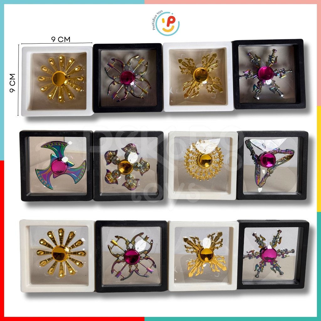 Đồ chơi con quay spiner bằng sắt giảm stress nhiều mẫu PeeKaPaw Toys