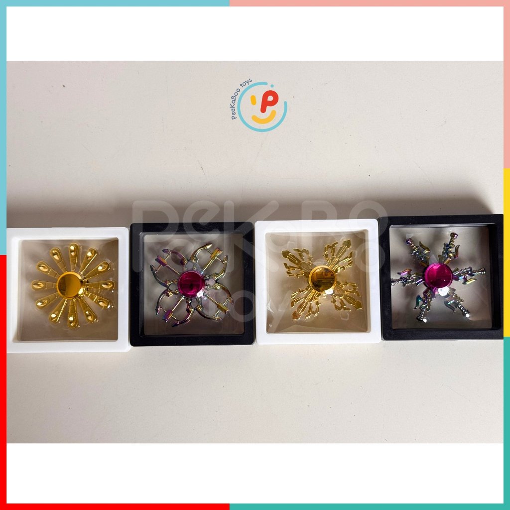 Đồ chơi con quay spiner bằng sắt giảm stress nhiều mẫu PeeKaPaw Toys